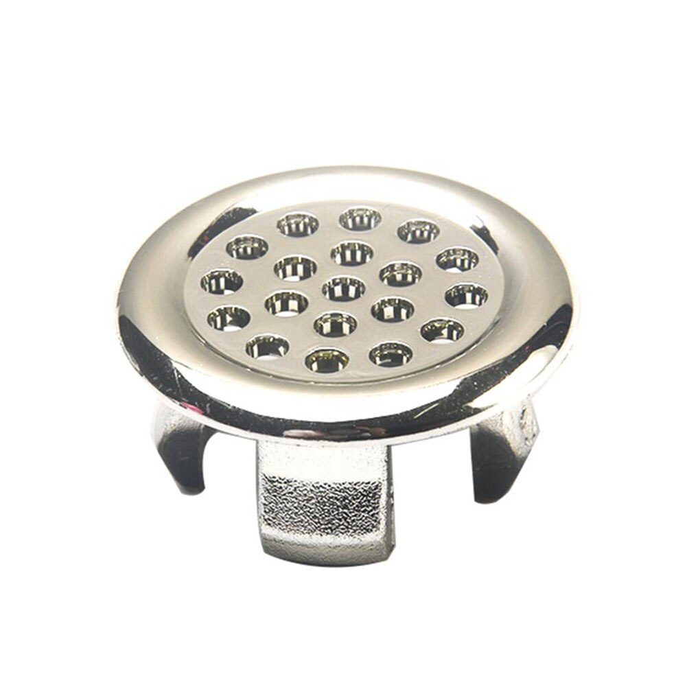 Bathroom Basin Sink Overflow Round Ring Chrome Trim ceramic pots Overflow ring Replacement Decoration: B1