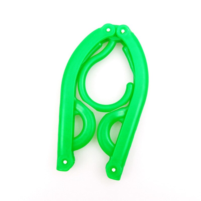 Składane stojaki robić suszenia bielizny domowe składane magiczne przenośne plastikowe wielofunkcyjne wieszaki podróżne: zielony