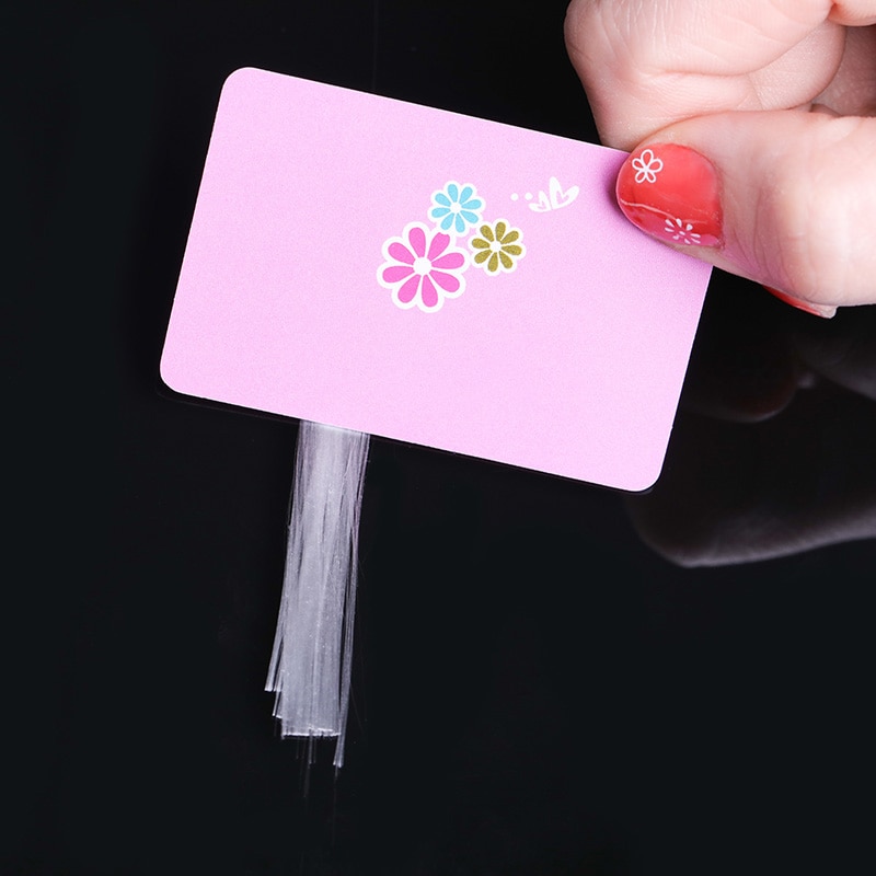 1 M/1.5 M/2 M Nail Extension Fiber Gebouw Witte Acryl Glasvezel Nail Tips Quick Extension Met schraper Nail Art Gereedschap