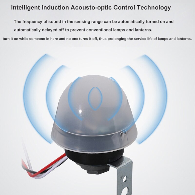 Smart Street Light Sensor Delay Switch Outdoor Adjustable Ir Motion Detect Automatic On Off Photocell Photoswitch Security Lamp