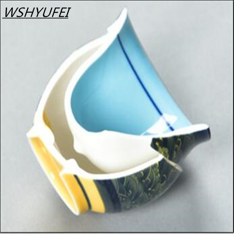 2 Stks/partij Thee Set Retro Thee Set Chip Kopje Thee Dubbele Isolatie En Anti Thuis Koffie Cups Chinese dragon Drankjes