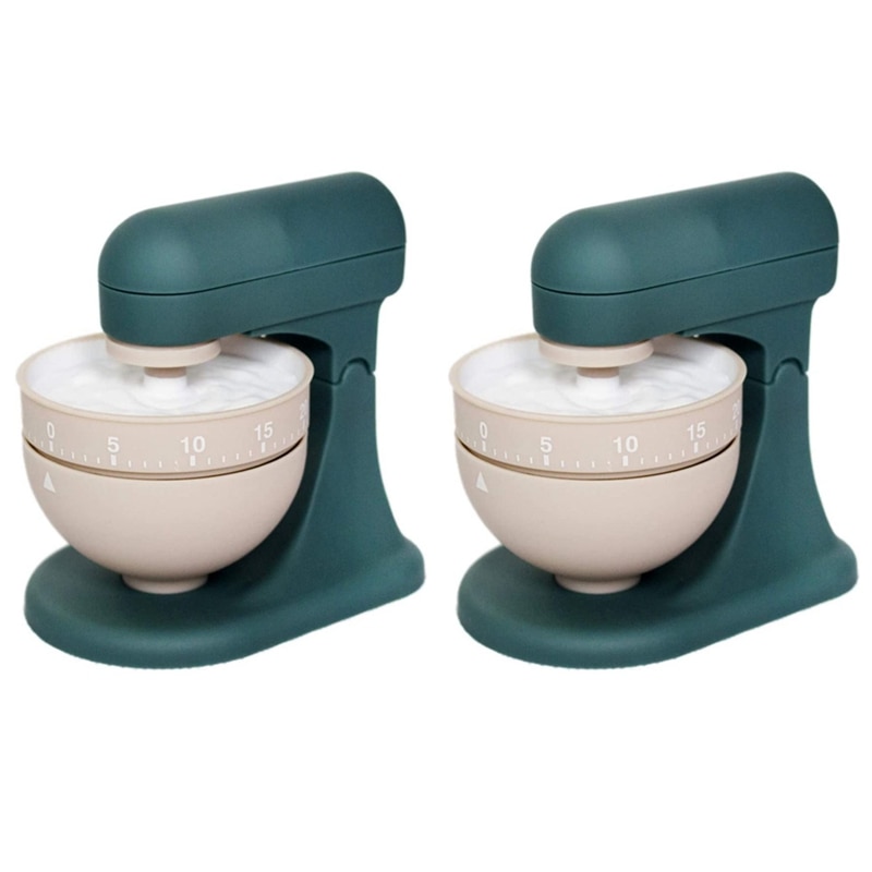 2 Kitchen Mixer Timer Cooking Timer Remind 60 Minutes Mechanical Countdown Clock Time Management