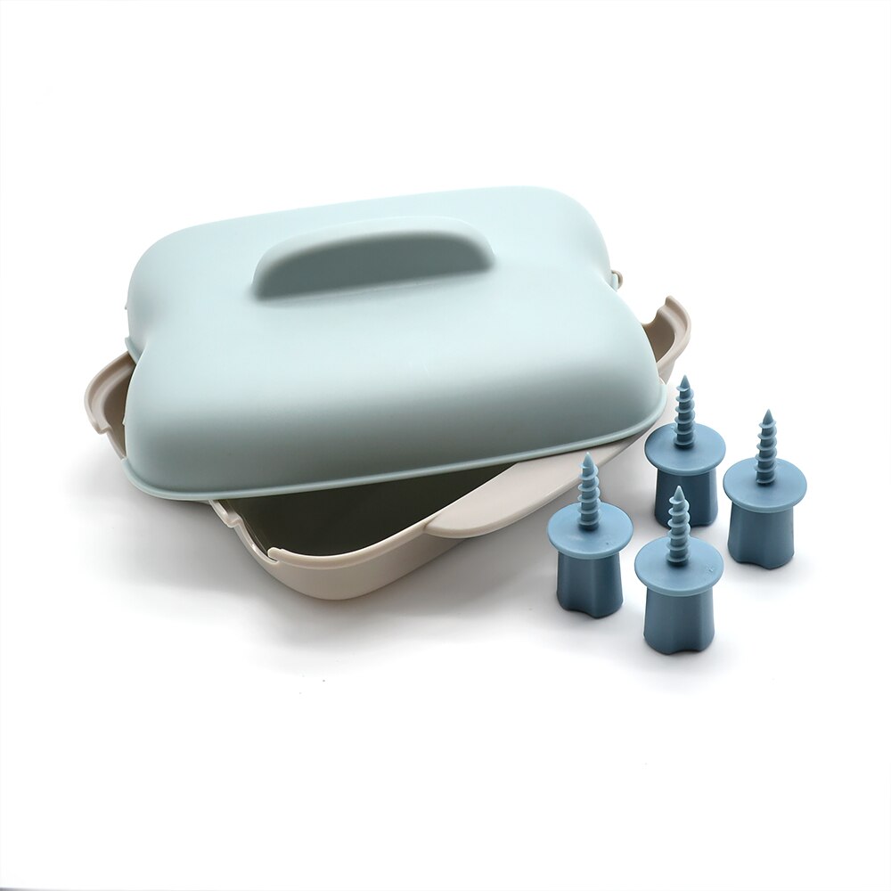 Microwave Corn Cooker Microwavable 2 Corn Steamed Case With Handle Corn Box Cookware Accessory Kitchen Gadget