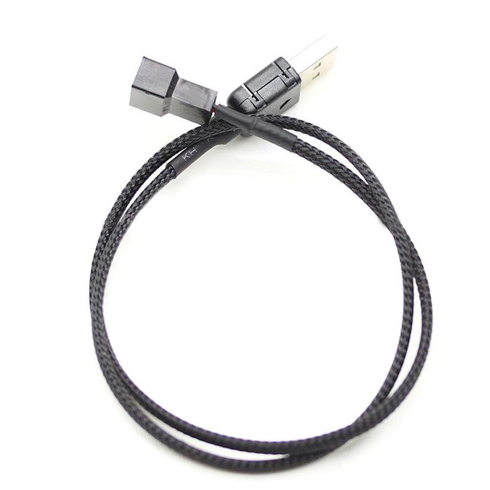 JETTING USB A male to Fan 3-Pin 3pin /4-Pin 4pin Adapter Cable for 5V 50cm: Default Title