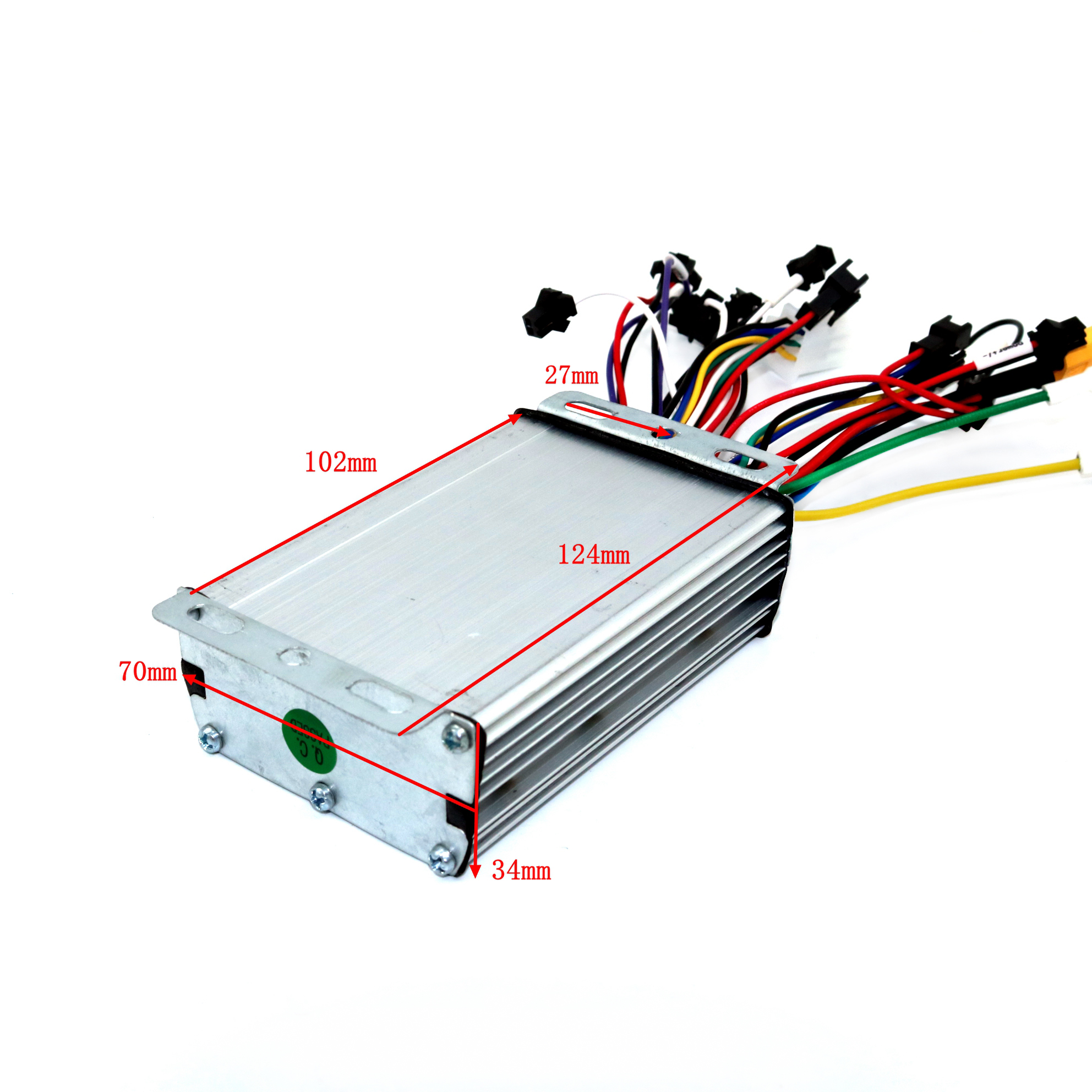 GREENTIME 36V/48V/52V/60V 500W BLDC Electric scooter controller E-bike brushless speed driver and EN06 LCD Display one set