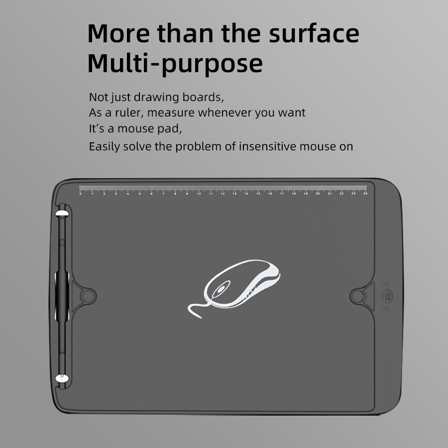 12 Inch Split Screen LCD Writing Tablet Paperless Office Business Note Board Children's Drawing Board Split Screen Delete