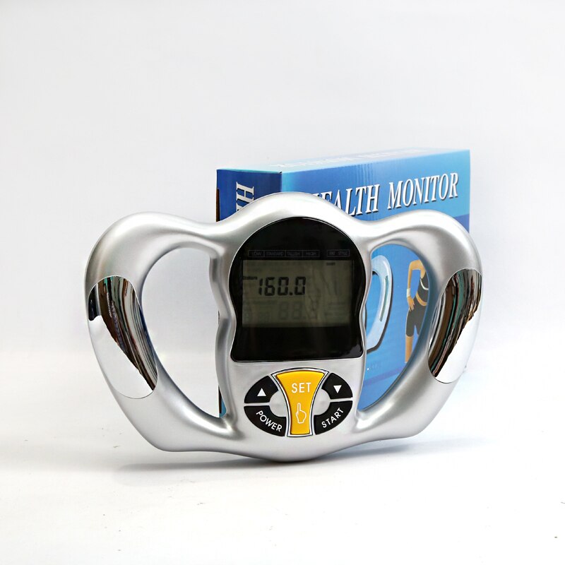 Body Fat Measuring Instrument Measuring Hand-Held 6Seconds Instrument BMI Meter Health Fat Analyzer Monitor Tools Health Care: WITH BOX