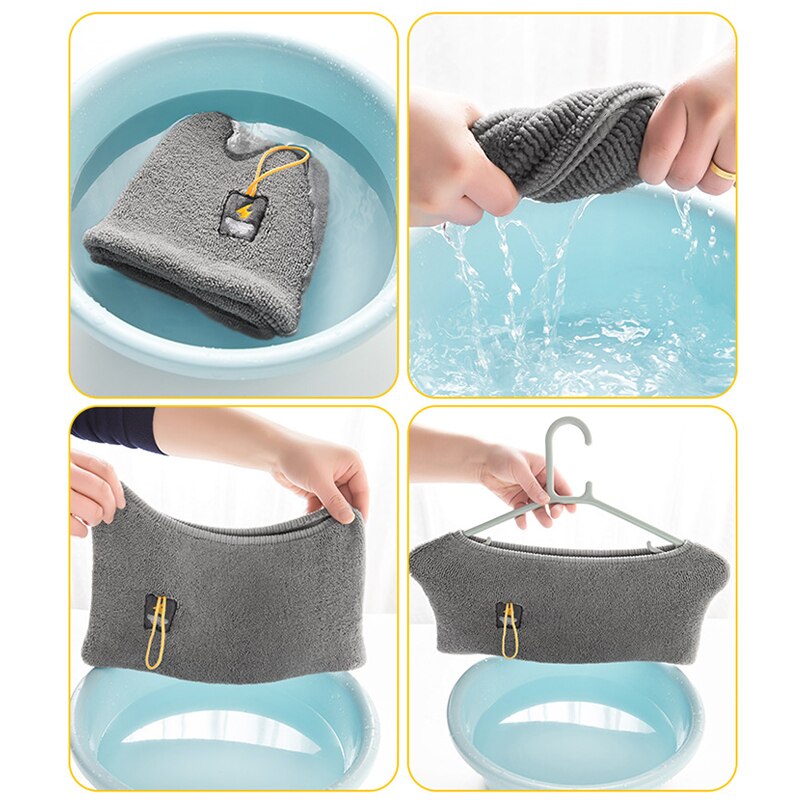 Winter Warm Toilet Seat Cover Closestool Mat Washable WC Bathroom Accessories Knitting Pure Color Soft O-shape Pad Bidet Cover