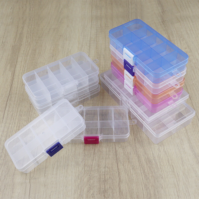 Transparante Plastic Opbergdoos Organizer Stickers Box Desktop Container Washi Tape Stickers Box Art Tool Case Briefpapier