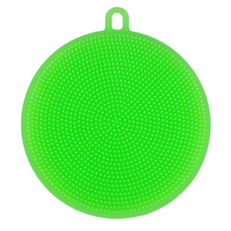 Fruit Groente Food Grade Siliconen Afwassen Spons Borstel Antibacteriële Keuken Schoonmaken Pad Schoon Groente/Pan Brush Tool: J