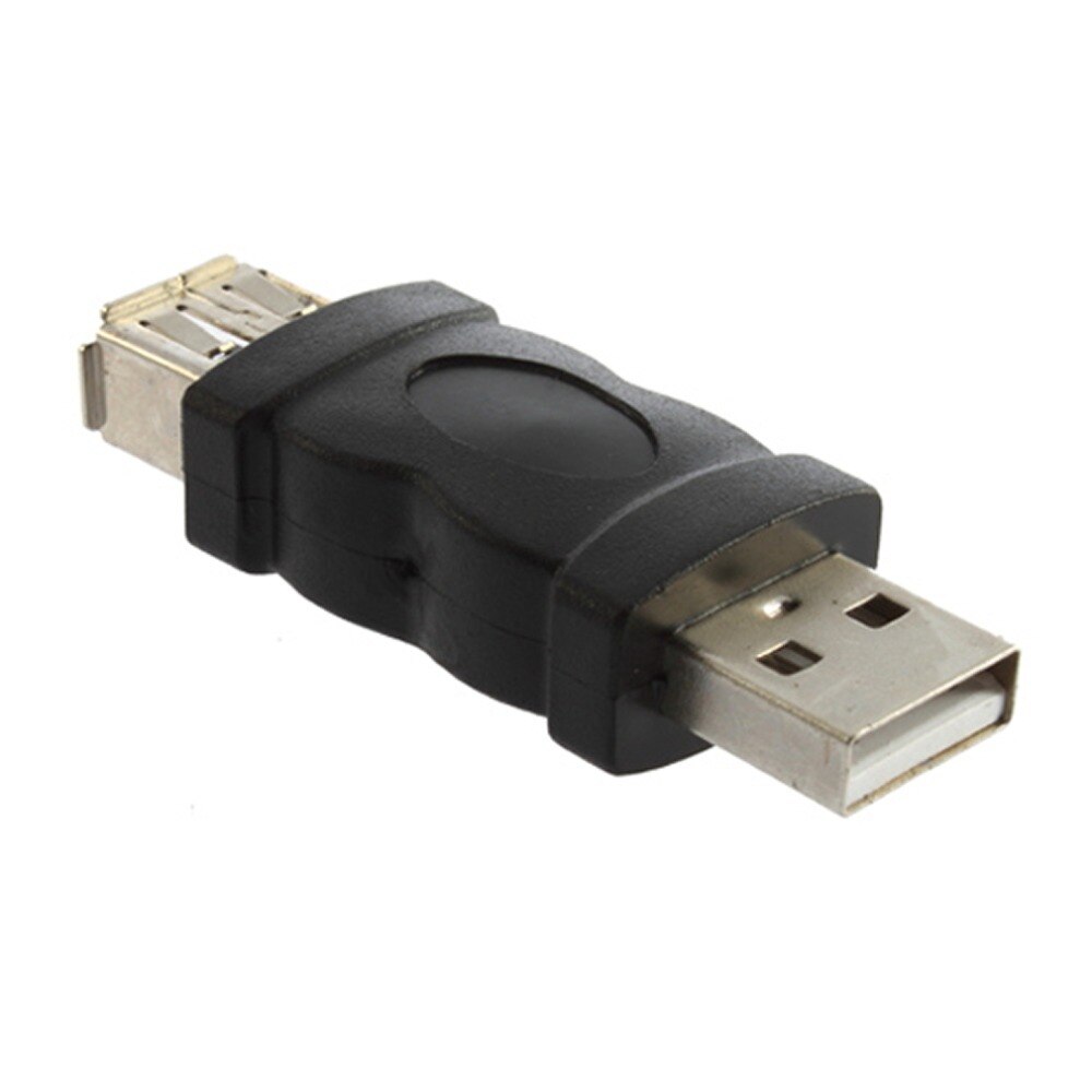 Firewire IEEE 1394 6 Pin hembra A USB 2,0 tipo A macho adaptador cámaras teléfonos móviles reproductor MP3 PDAs negro al por mayor