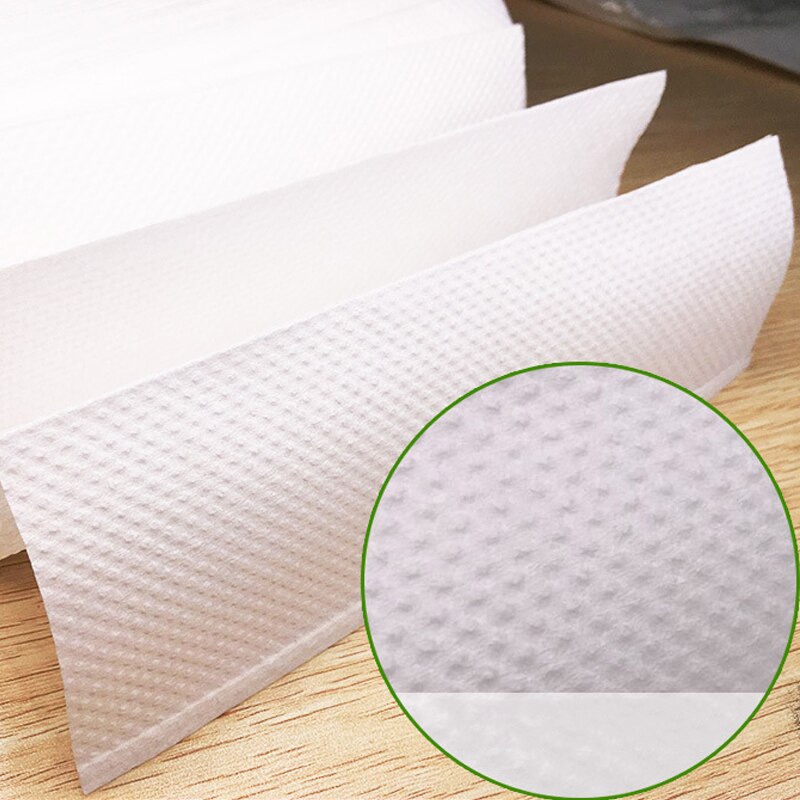 Blanc main serviettes de toilette rouleau mouchoirs serviette ménage papier toilette papier pratique 120 pcs/Pack épaissir papier de cuisine