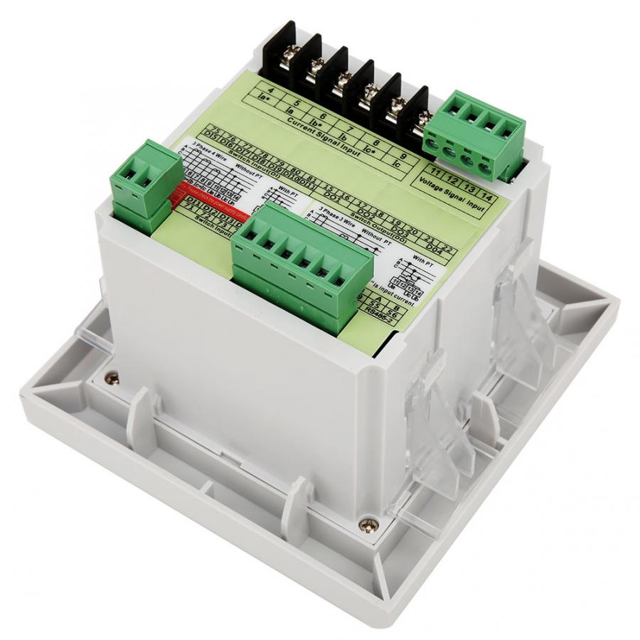 power meter DTM-D120 Electric Energy Meter 3 Phase Multi-Function Power Meter AC220V with RS485 Port digital wattmeter