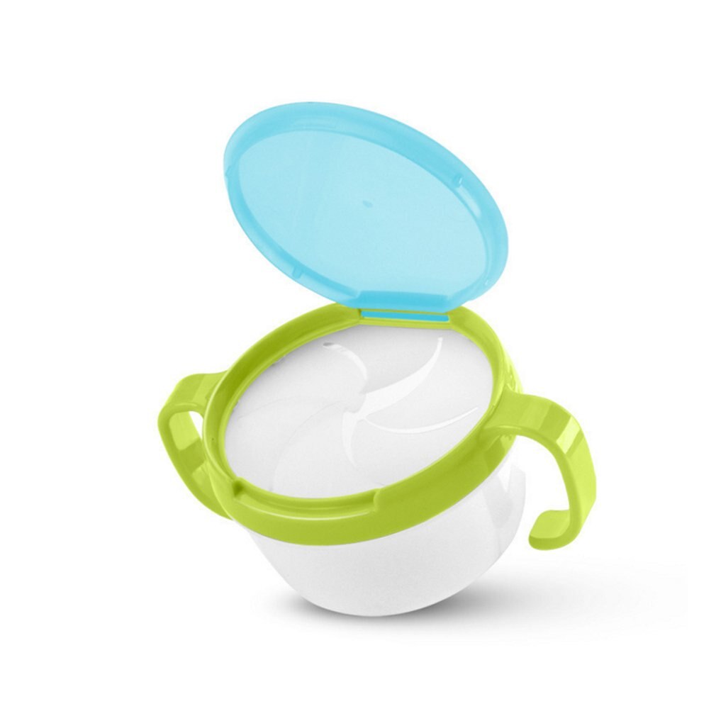 Portable Dual Handle Durable Baby Snacks Cup Cute Baby Toddler No Spill Snack Snacker Bowl Cup Container: Default Title