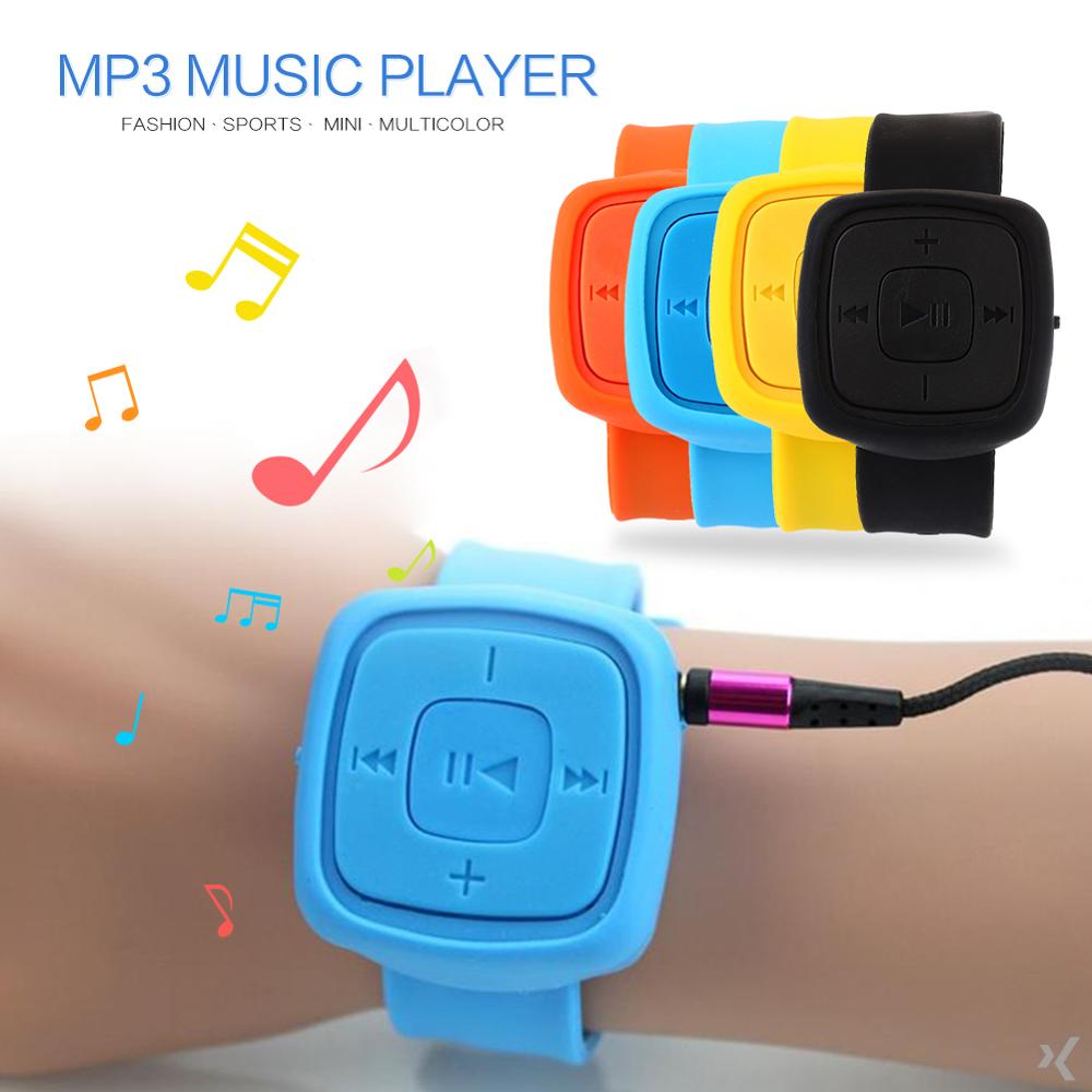MP3 Speler Mini Draagbare Horloge Stijl MP3 Speler Sport Mini MP3 Media Muziekspeler Walkman Mp3