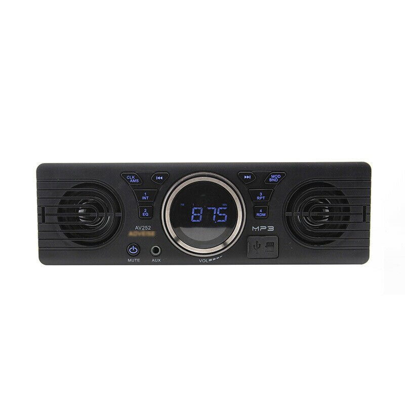 12V Car Stereo SD Card AV252 Radio Built-in Bluetooth host Speakers USB SD AUX
