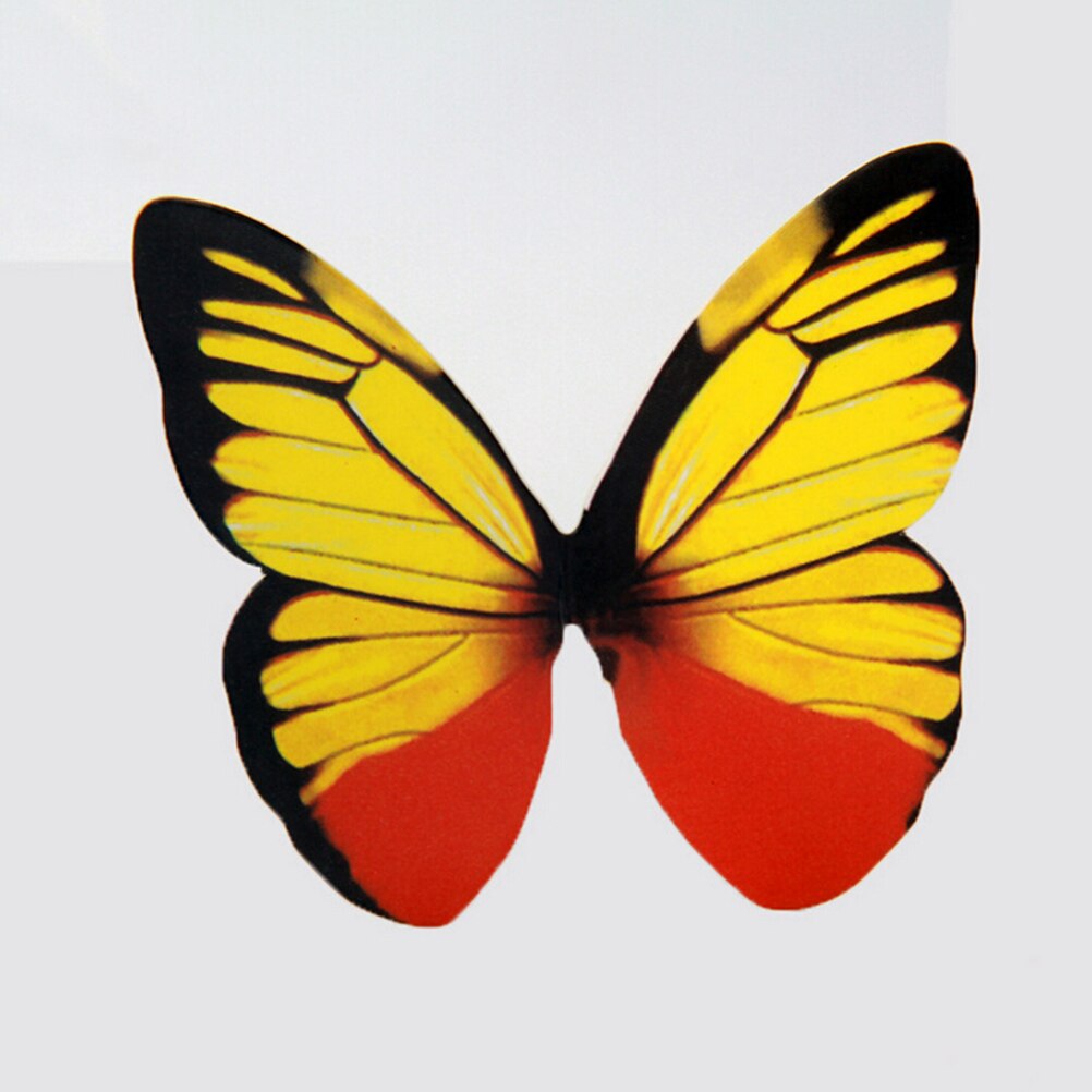 50 Uds. De mariposas para decoración de tartas, copos de arroz para cumpleaños y bodas: Negro