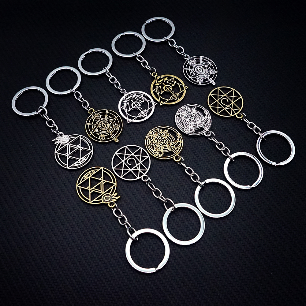 Sleutelhanger Magische Cirkel Sleutelhanger Sleutelhanger Mode Sleutelhangers voor Mannen Vrouwen Game Accessoires Autosleutel Ring