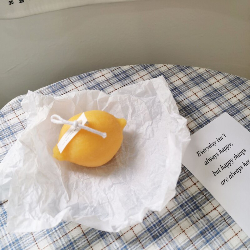 Candela al limone fai-da-te stampo in silicone aromaterapia formaggio arancia fragola candela sapone che fa muffa