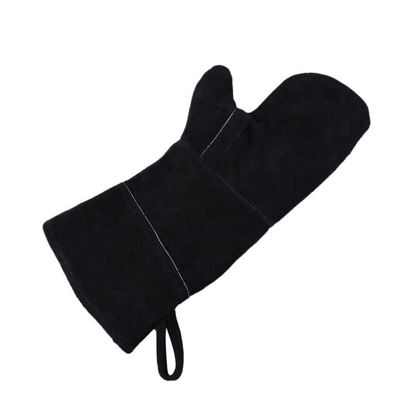 extrem Wärme Feuer Beständig Handschuhe Leder Perfekte für Kamin Herde Backofen Grill Schweißen BBQ Topf Halfter