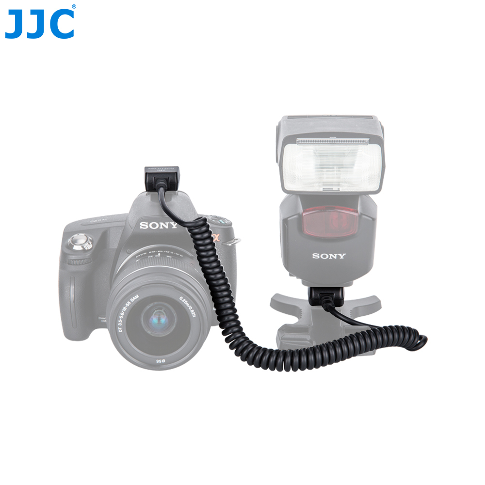 JJC-cables de Flash de cámara TTL Off, 1,3 m, sincronización de zapata , Cable remoto para SONY ALPHA Series y Minolta Maxxum series, cámara con Flash