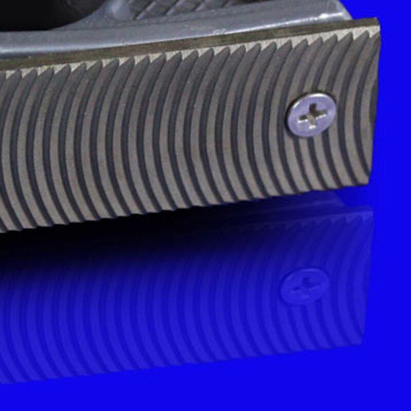Justerbar ramme fræset tand karosseripoleringsfiler metalpanel polering buet tand stålfilholder (medium)