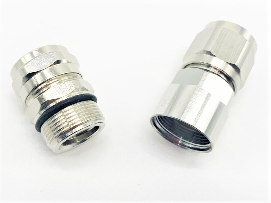 Boobrie Adaptador Coaxial UHF Hembra SO239 A N Macho – Latón Niquelado, 50 Ohm, Pack De 2 Para Antenas