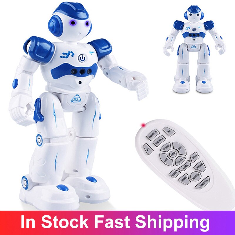 Remote Control Robot Intelligent Programmable Robot With Infrared Controller Toys,Dancing,Singing, LED Eyes Xmas For Boys