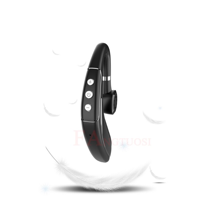 FANGTUOSI Larga modo de reposo-auriculares, inalámbricos por bluetooth 5,0, auriculares estéreo de negocios con micrófono de alta definición