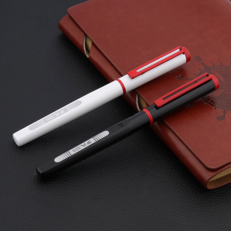 black Fashionable styling red Pen clip Trim Fountain pen