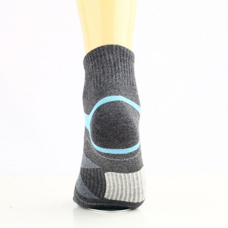 3 Pairs Mannen Compressie Sok Voor Man Sport Sokken Compressie Basketbal Sport Sokken Mannen Merino Wol Zwarte Enkel Katoen sokken