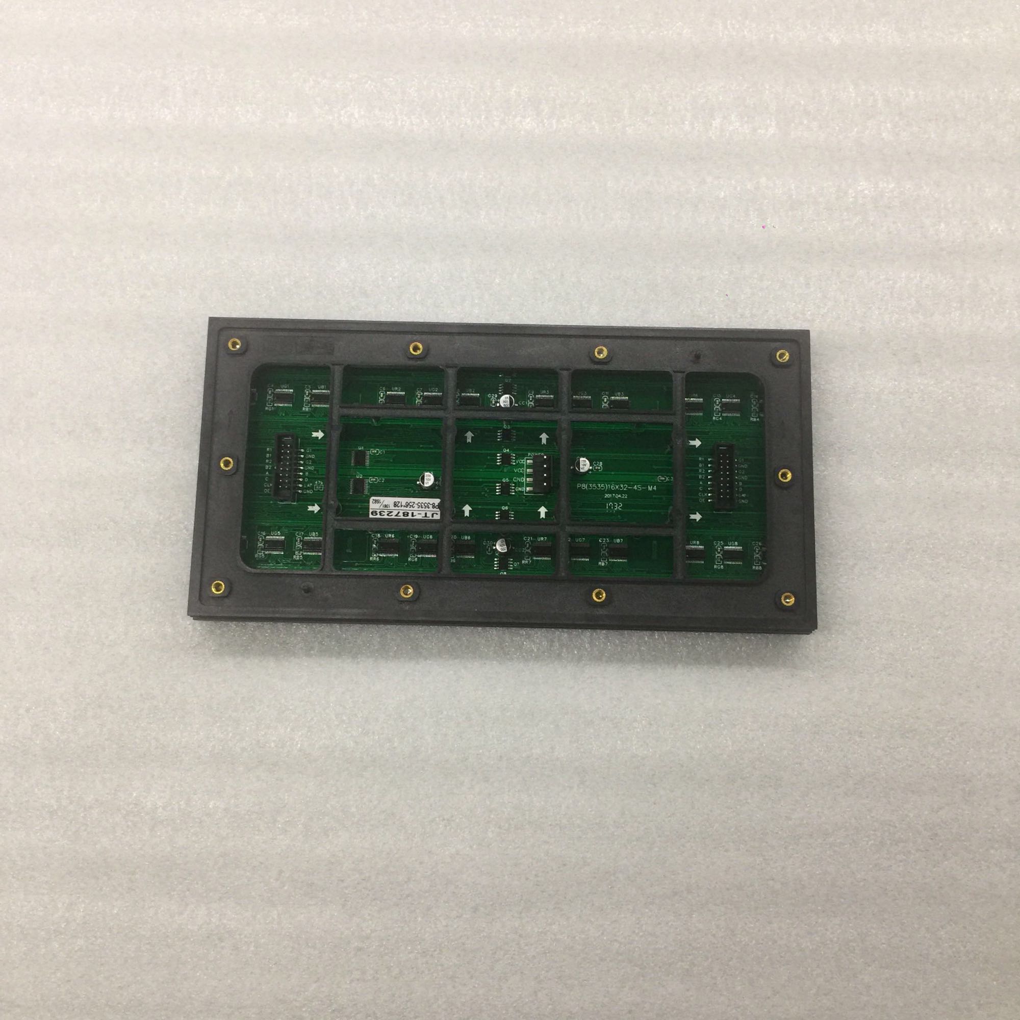 Shenzhen ASLLED outdoor led module P8 RGB 32x16 HUB75 320x160mm hd video wall full color led scherm