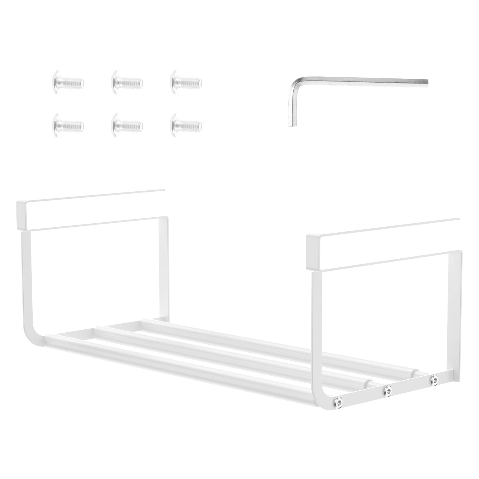 Zapatero ajustable, bandeja retráctil para zapatos, colgado debajo de los gabinetes, estante de almacenamiento de ropa y zapatos, organizador doméstico expandible: Mezcla de color