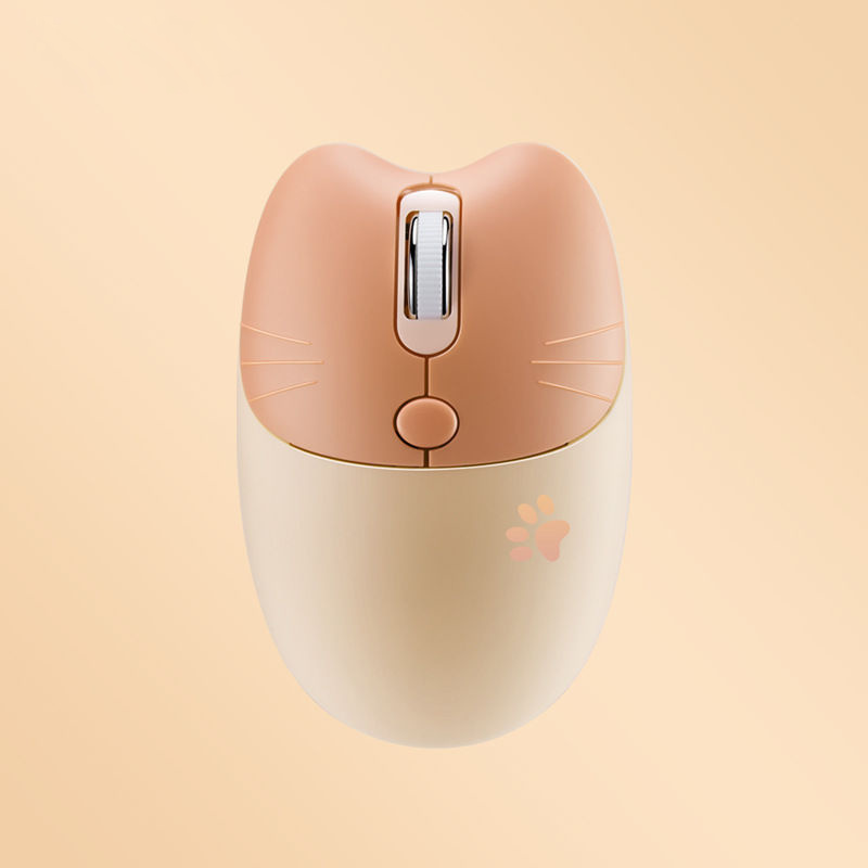 Usb Draadloze Muis Optische Stille Roze Muis 3 Dpi Verstelbare Ergonomische Muizen Spel Kantoor Leuke Mause Voor Laptop: Brown