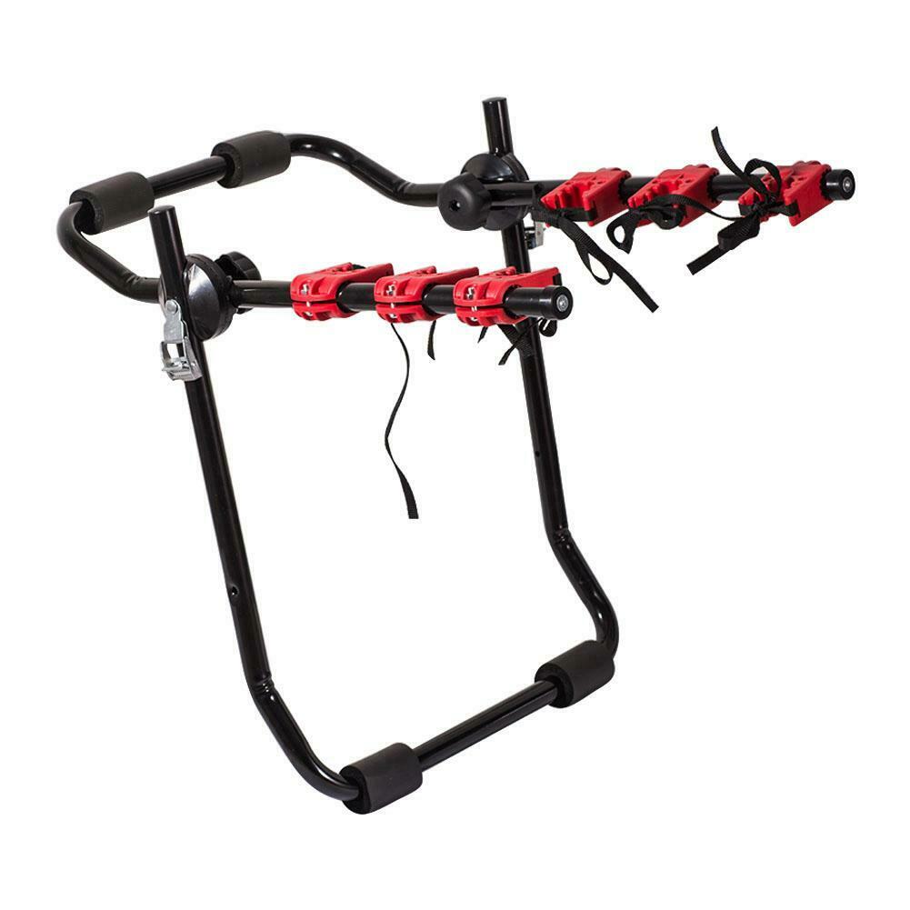 Car Rear Trunk Bicycle Rack Stand SUV Vehicle Trunk Mount Bike Cycling Stand Storage Carrier for Three Bikes