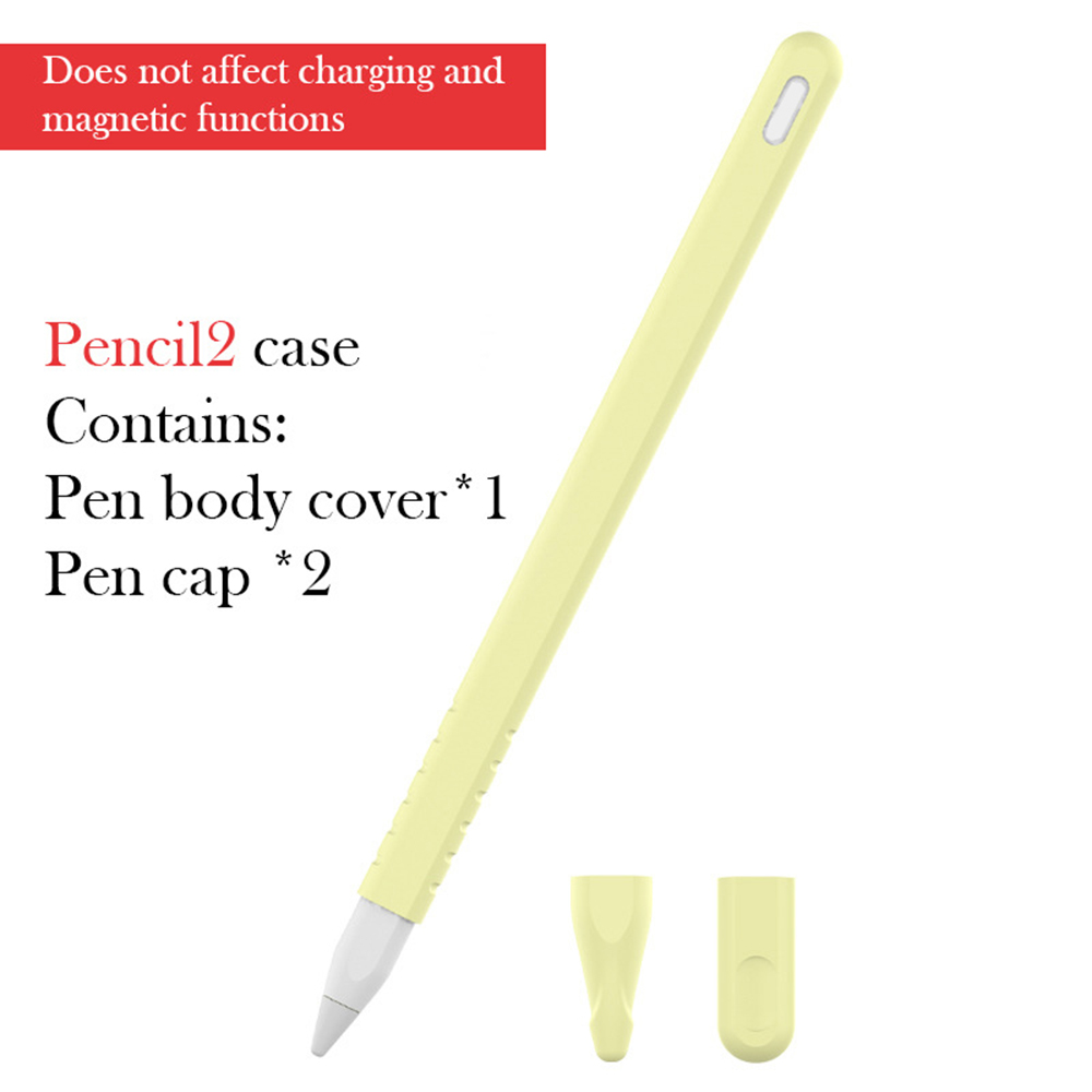 Silicone Case for Apple Pencil Pro Stylus Silicone Pen Cover with Pen Cap for Apple Pencil 2 2nd Generation Cover Protect Sleeve: XXL / blue powder