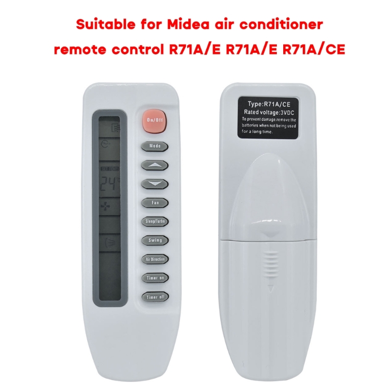 Lekki pilot zdalnego sterowania do klimatyzatorów Midea R71A/E R71A/E Drop Shipping
