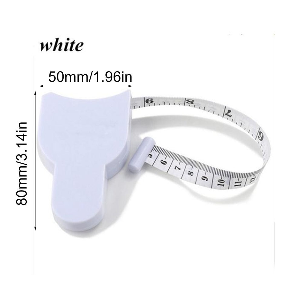 1 Pc Simple Cnvenient Body Tape Measure for Measuring Waist Diet Weight Loss
