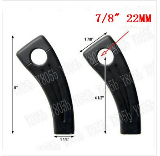 Manillar de 4,5 ", elevadores de 7/8", 22MM para Yamaha VStar 400 650 1100 1300 250 Virago Xv 535 750 1100 Road Star, trituradoras Chopper personalizadas