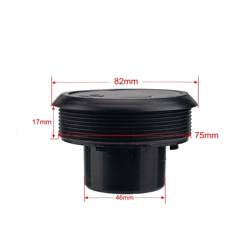 Plastic 82mm Vent Air Outlet Rotating Round Ceiling for Car RV Bus ATV A/C