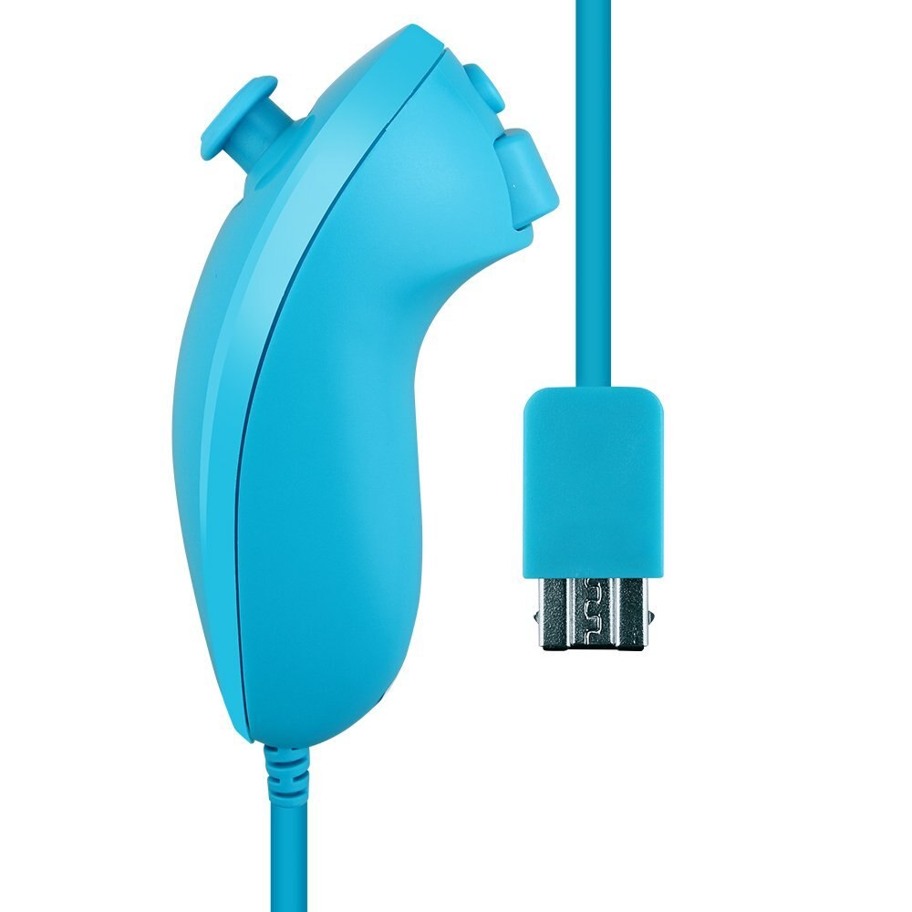 Nunchuck Game Controller For Nintendo Wii Game Controller Joystick Gamepad For Wii Gaming Accessories: Blue