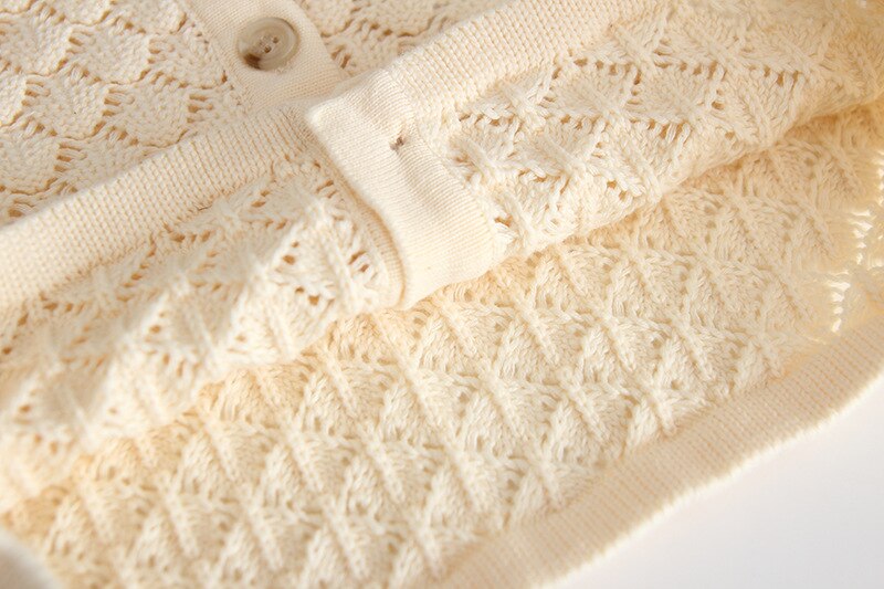 Infant Unisex Baby Knitted Vest Round Neck Sleeveless Buttons Cardigan Sweater Baby Boy Girl Autumn Winter Outerwear 0-24M