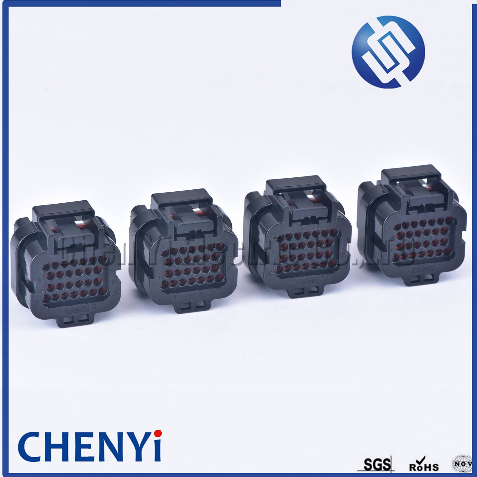 26 pines 3- 1437290 -7 1473416 -1 SUPERSEAL 3/4/5/6 ranuras eléctrico hembra o macho Cable PCB recto a conector de placa enchufe ECU