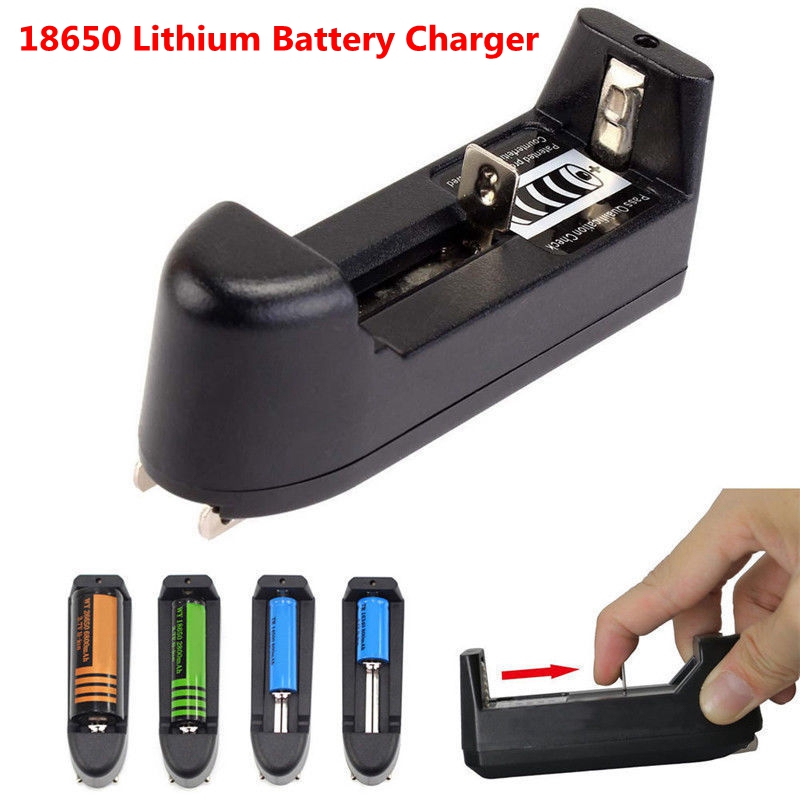 18650 Lithium Batterij Oplader Voor 3.7V 18650 16340 14500 Li-Ion Oplaadbare Batterij Multifunctionele Draagbare Oplader Eu/Us Plug