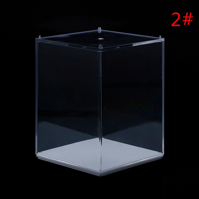 8*8*10CM Acrylic Display Case Self-Install Clear Cube Box UV Dustproof Basketball Toy Figures Collectibles Protection 1Pc: B