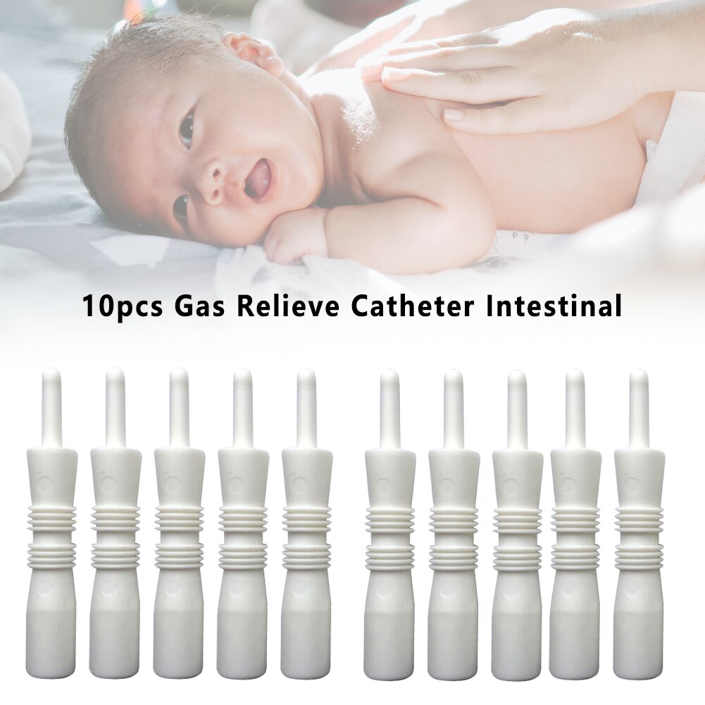 10 stücke Kleine Kleinkind Baby Werkzeug Heimat Einweg Gas Entlasten Katheter Reise Darm Tympanites Einfach Verwenden TPR Professionelle Koliken