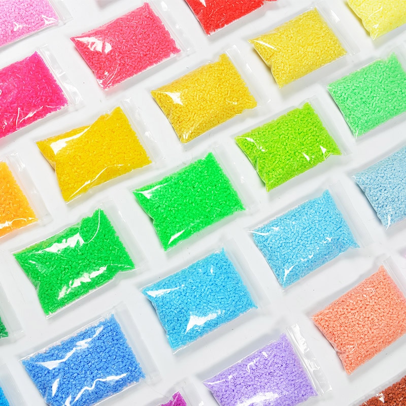 500g 2.6mm Mini hama beads pyssla Iron Beads for Kids Hama Beads 3d puzzle toys Handmade toys