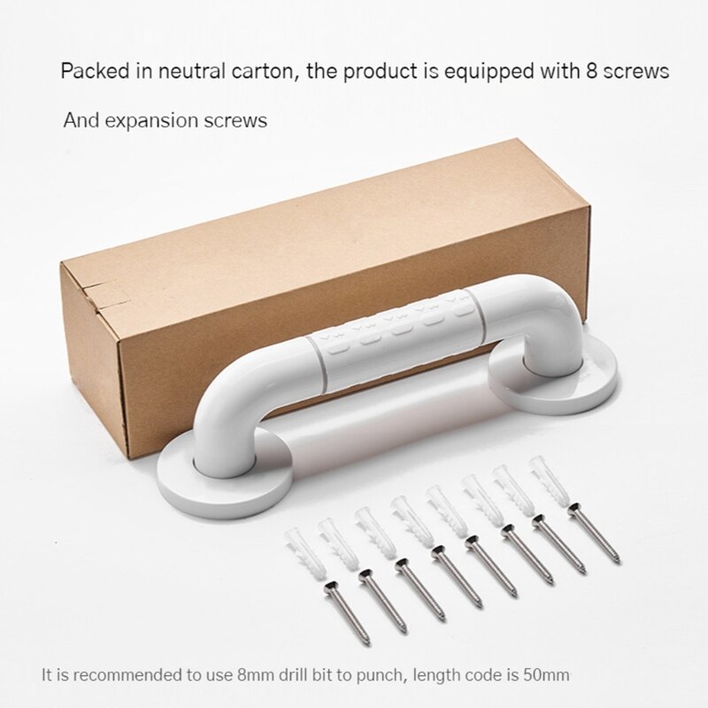 Bathroom Balanced Bar Safety Hand Rail Anti-slip Grab Bars Stainless Steel Balance Assist Shower Handle for Elderly