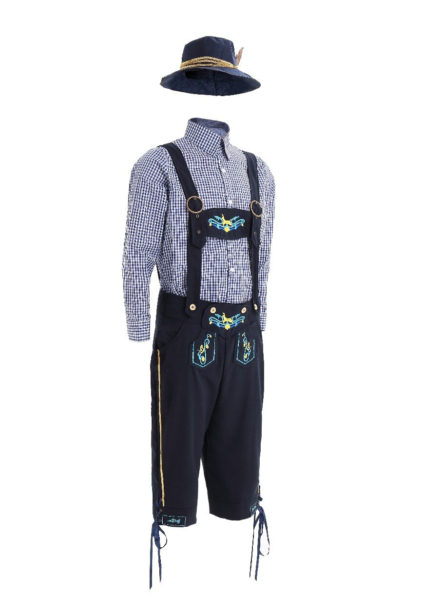 Herren Bavarian German Lederhosen Brown - Lederhosen Wears