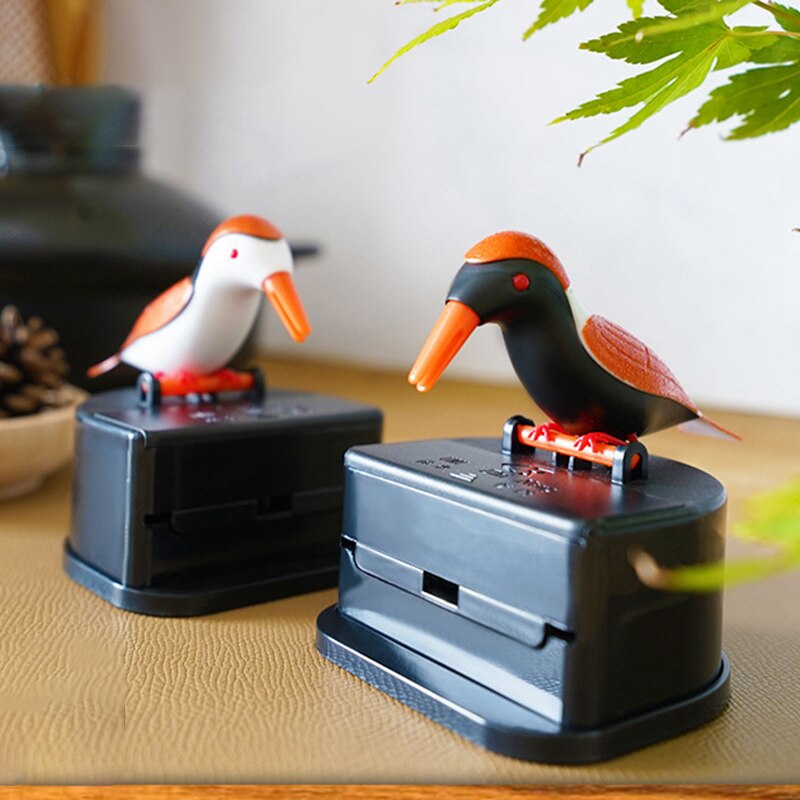 Neue Nette Kleine Vogel Zahnstocher Behälter Automatische Zahnstocher Spender Zahnstocher Halfter Dekoration Tisch Dekor